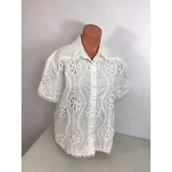 Fendas Haute Couture Blouse Womens Large - Picture 5 of 7